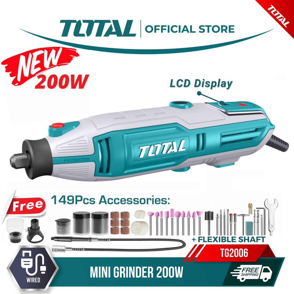 Total tools deals die grinder