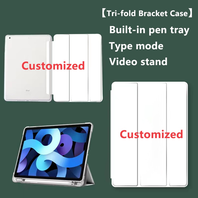 CoolCase customized For ipad case with pencil holder ipad air 4 case ...