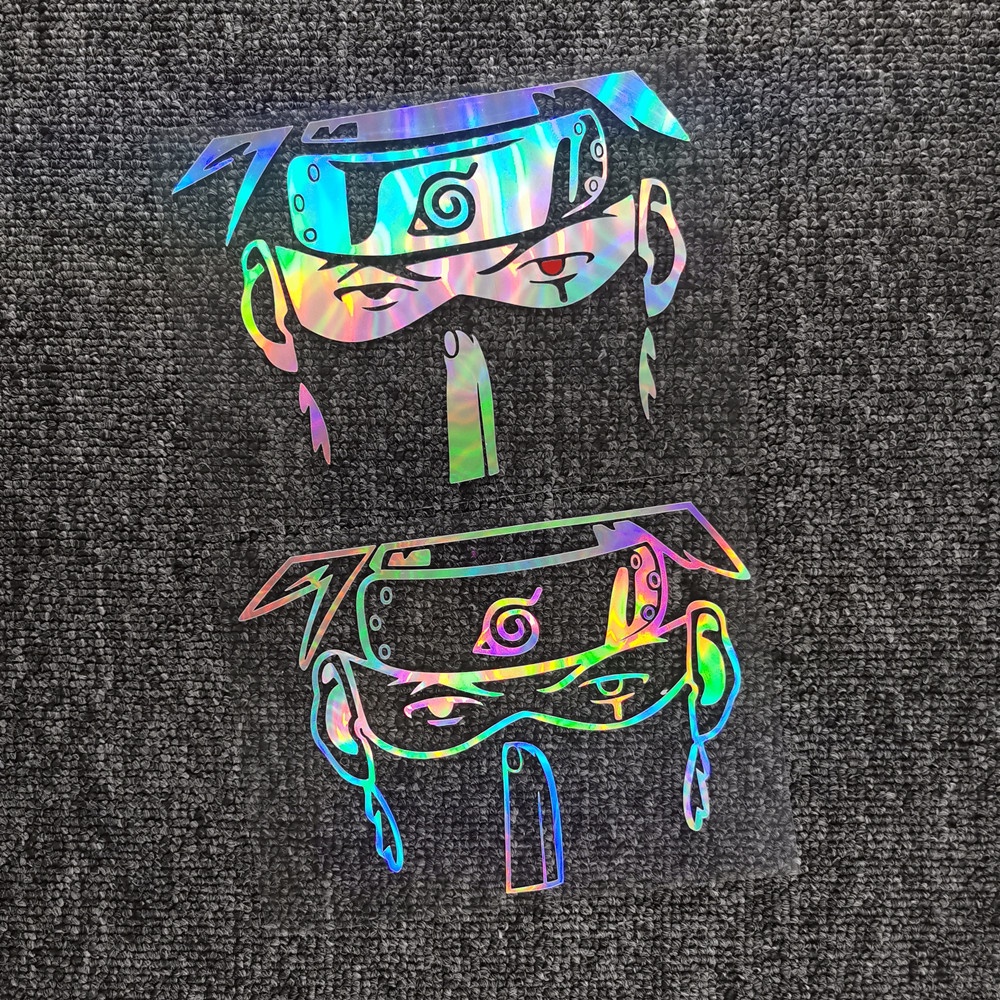 Car Stickers NARUTO Hatake Kakashi Anime Reflective Decoration For