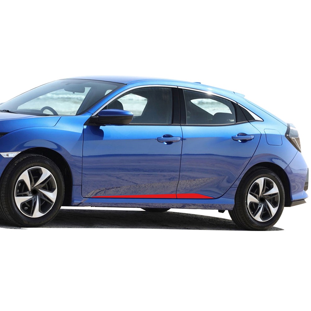 2PCS CAR SIDE BODY STICKER for Honda Civic FC1 FC2 FC5 FK4 FK7 FK8 ...
