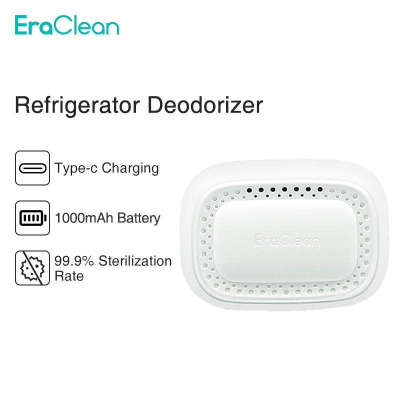 EraClean BE01 Refrigerator Odor Purifier Refrigerator deodorizer with ...