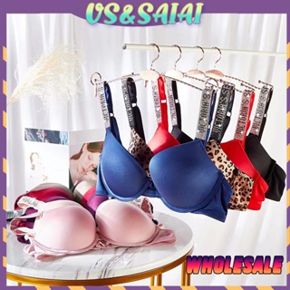 Buy Full Coverage Bra Women's Soft Cups Wireless Gathering B Cup Small Bra  Lace Comfortable Small Chest Push Up Bra Pink Cup Size B Bands Size 32 70  at