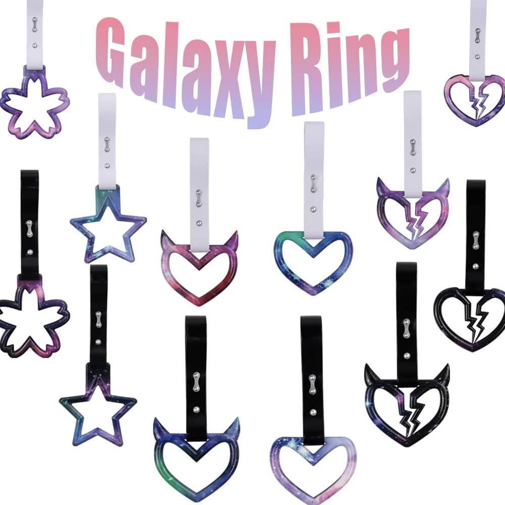 JDM Galaxy Gradual Change Plastic Tsurikawa Ring Neo Chrome Subway ...