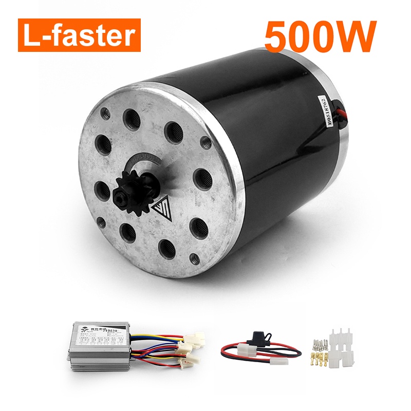 24V36V48V 500W UNITE Motor High Speed Brushed Dc MY1020 Electric