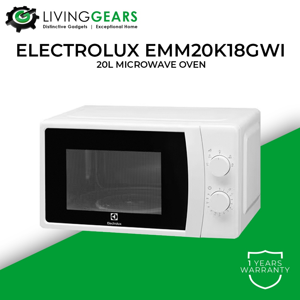 Electrolux 20L Microwave Oven (EMM20K18GWI) Shopee Malaysia