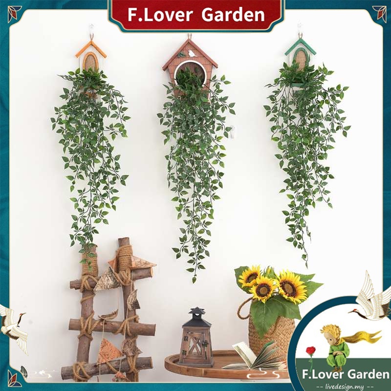 Artificial Plant Artificial Christmas Green Hanging Potted Indoor 1pcs