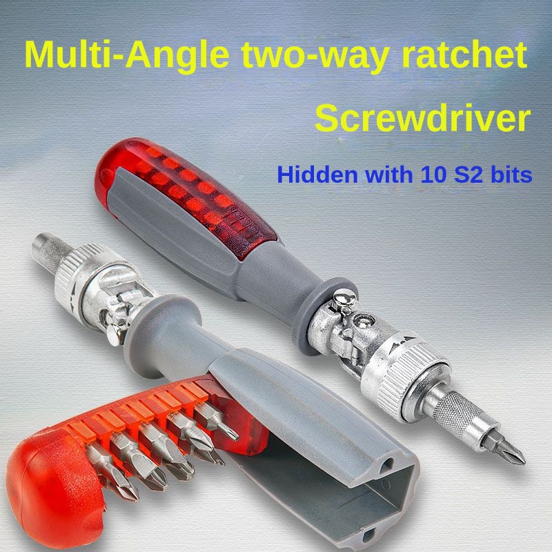 Alloy Elbow Ratchet Screwdriver Combination Set Imported Phillips
