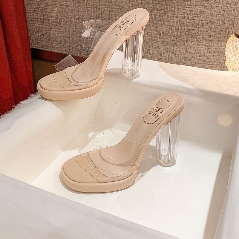 Clear heels forever on sale 21