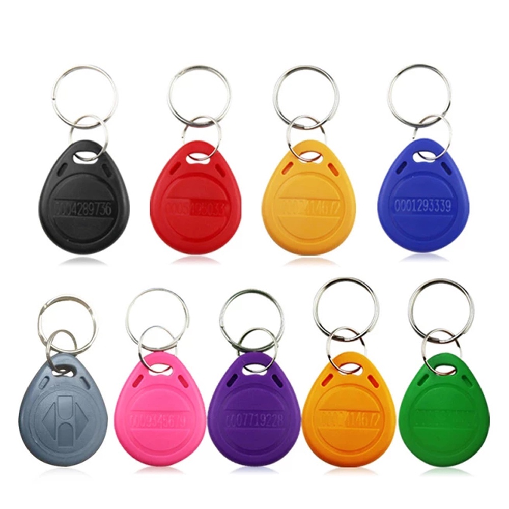 100Pcs 125Khz Key RFID Tag Proximity RFID Card Keyfobs RFID Tag Ring ...
