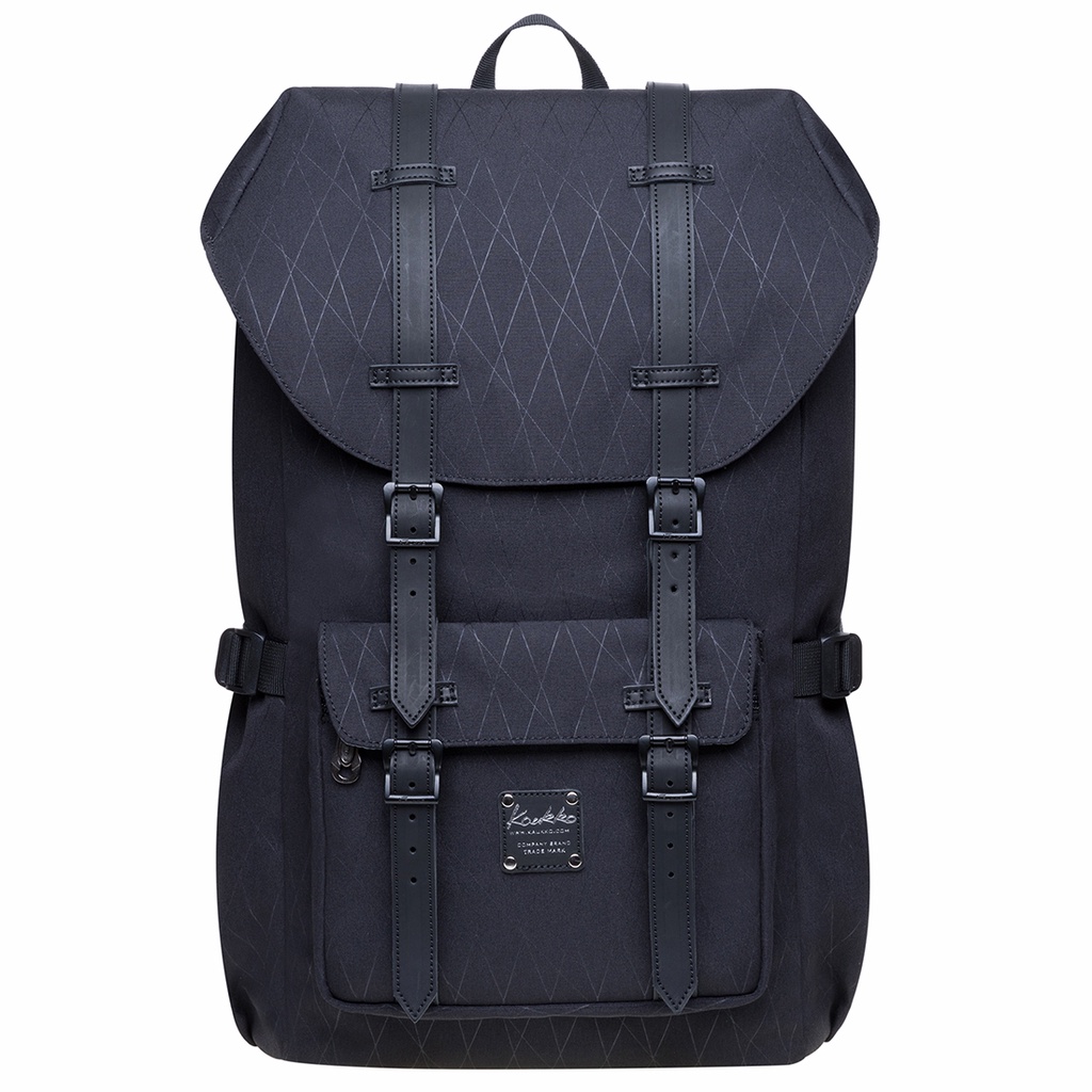 KAUKKO Laptop Travel Backpack, Outdoor Rucksack Fits 15.6 Inch Laptop