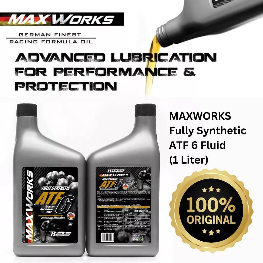 ATF 6 Fluid MAXWorks Works Engineering Fully Synthetic Gear Oil Shopee Malaysia