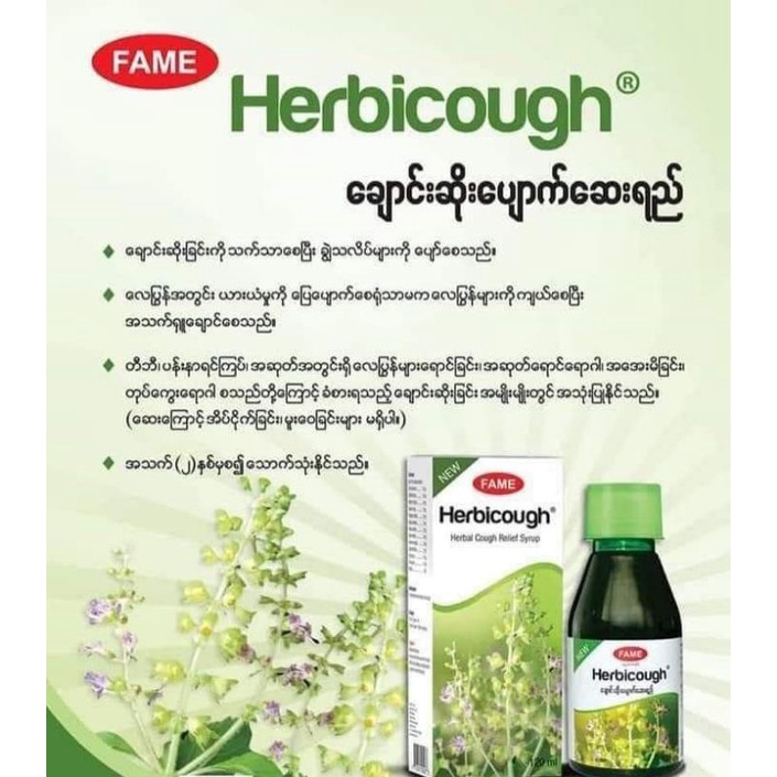 FAME HERBICOUCH HERBAL COUGH RELIEF SYRUP(120ML) Shopee Malaysia