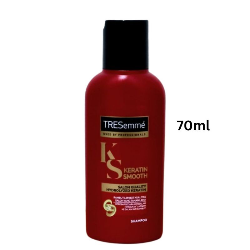 TRESEMME Shampoo Keratin Smooth Salon Quality Hydrolyzed Keratin 70ml