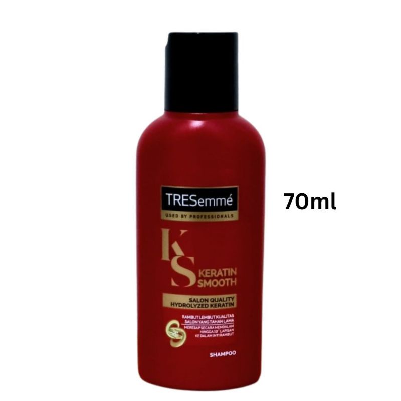 Tresemme Shampoo Keratin Smooth Salon Quality Hydrolyzed Keratin 70ml Shopee Malaysia 0949