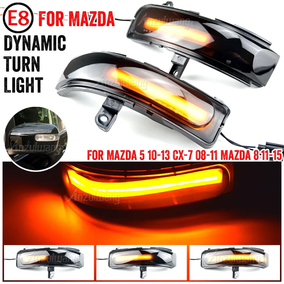 Dynamic Turn Signal Light LED Side Rearview Mirror Sequential Indicator ...