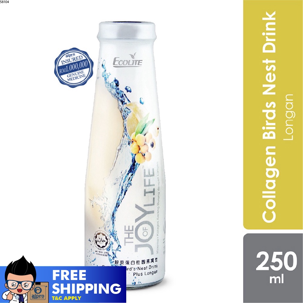 Ecolite Collagen Bird Nest Longan Drink 250ml Shopee Malaysia