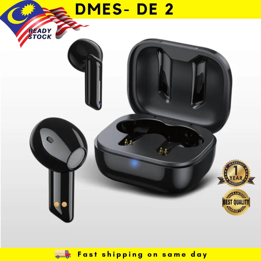 (READY STOCK) Wireless Earbuds DMES DE2 Bluetooth 5.1 TWS Sport Earbuds