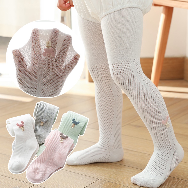 Breathable Summer Baby Tights Socks Mesh Newborn Girls Tights Sweet Princess Pantyhose Kids Children Tights 0 6 Years