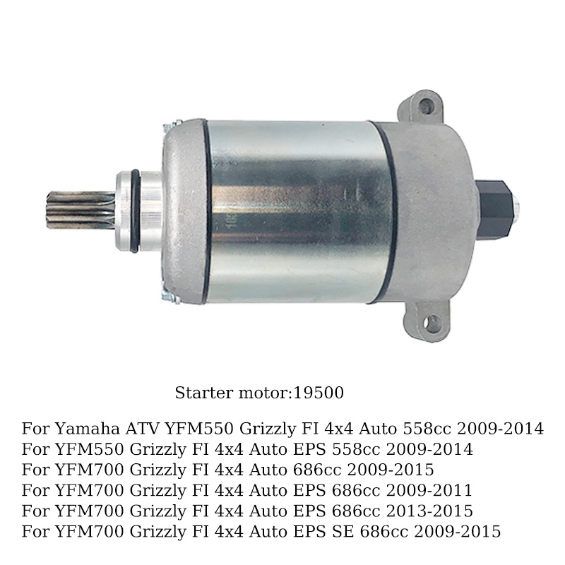 Hity Motor Avviatore Per Yamaha Grizzly 550/700 E Kodiak 700 - 28P-81890-00-00, 28P-81890-01-00, SMU0512