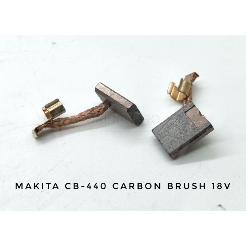 Juego De Escobillas Con Portacarbones Para Makita CB-440 - 2 Carbones + 1 Soporte