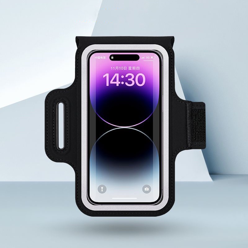 HAISSKY Elastic Running Sports Armband Bag Universal Touch Screen