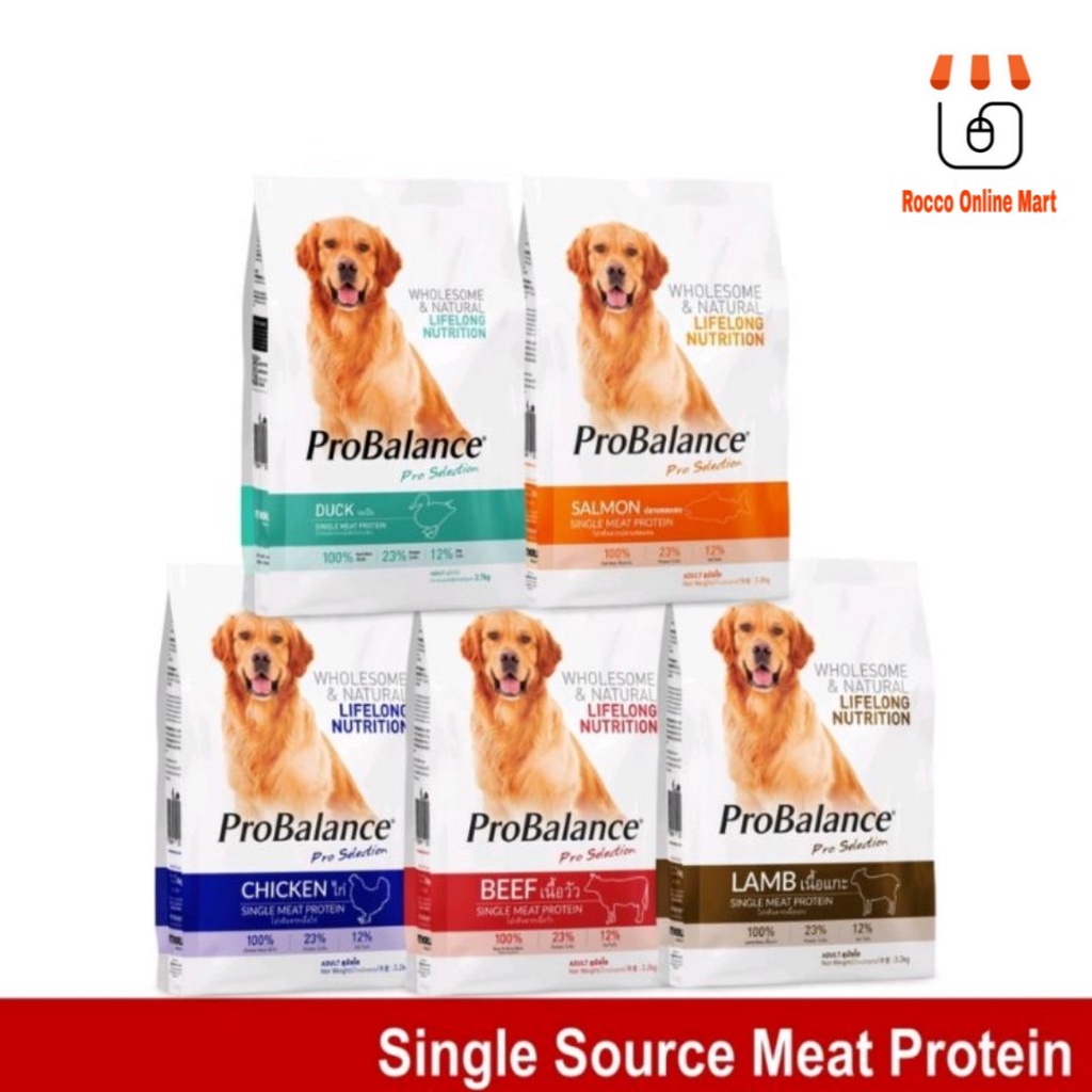 PROBALANCE 3.2KG/3KG/2.7KG DOG FOOD (CHICKEN / BEEF / LAMB / SALMON ...