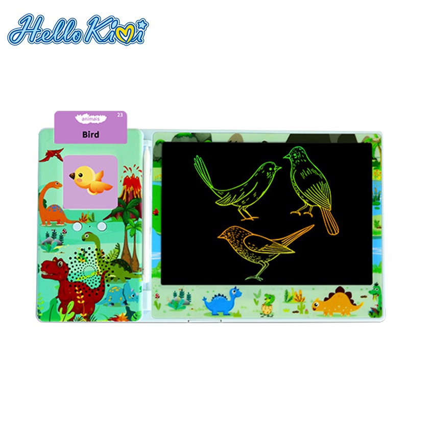 HelloKimi Early Education Card Machine 8.5 Inch Kids LCD Writing Tablet
