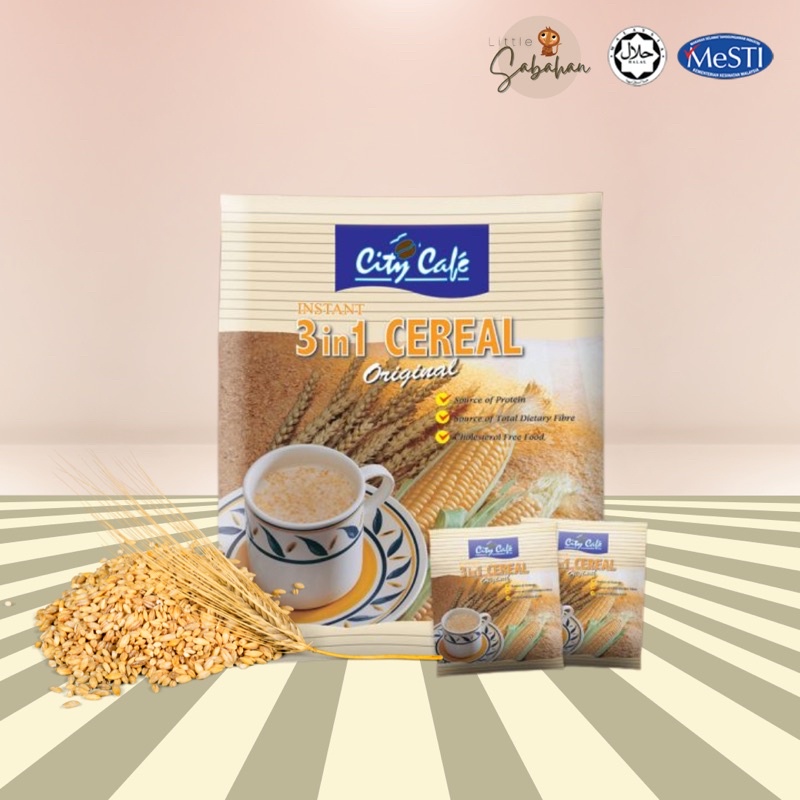 City Cafe 3 in 1 Instant Cereal 30g x 16 sachets | Shopee Malaysia