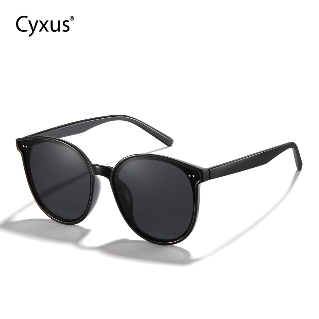 Cyxus Oversize Round Frame Polarized Retro Sunglasses For Women Or Men