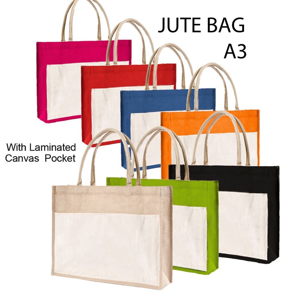 Canvas jute bag hot sale