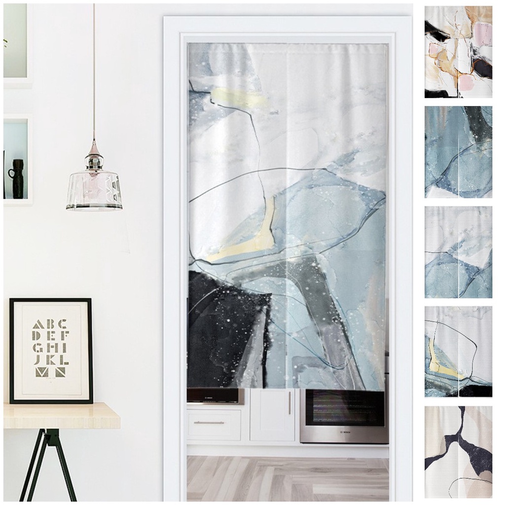 Customize Ins Style Door Curtain Velcro Japanese Style Long Doorway