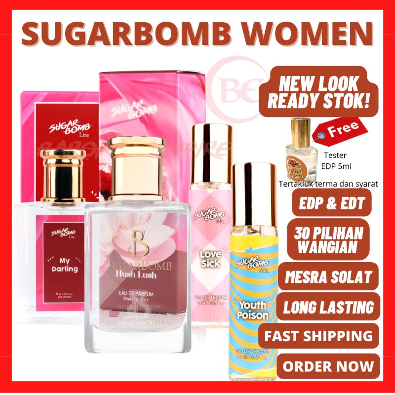 Sugarbomb Perfume For Women Long Lasting minyak wangi murah mesra solat