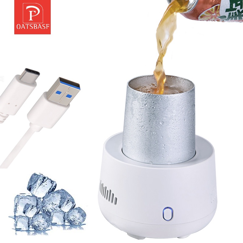 OATSBASF 300ML USB Instant Cooling Cup Portable Electric Drink Cooler
