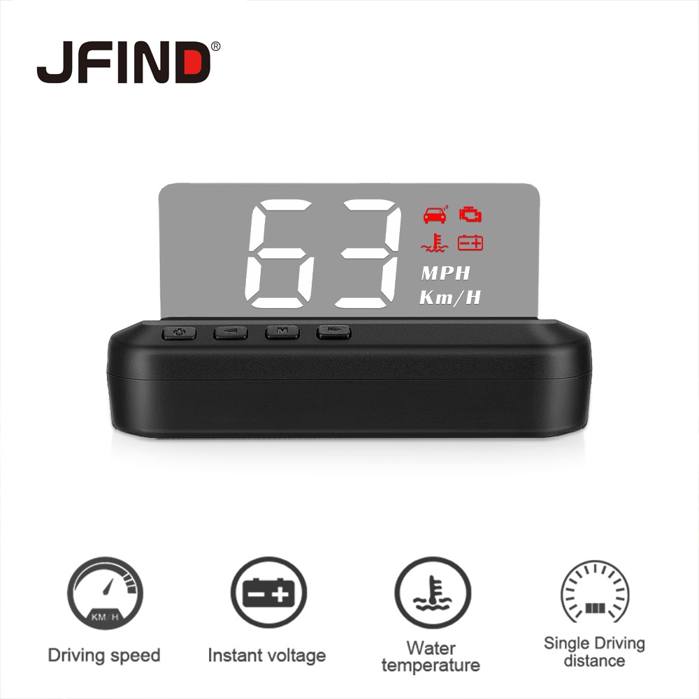 HUD C100 Car OBD 2 OBD2 Meter Smart Digital Head up display Scanner ...
