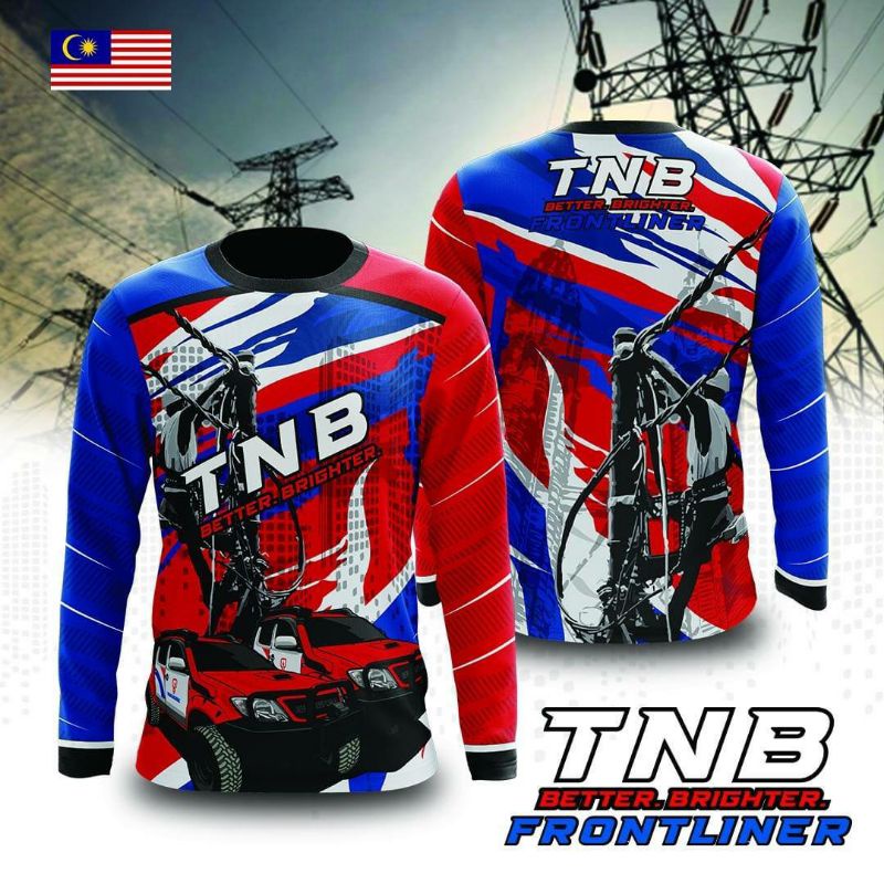 BAJU TNB TENAGA NASIONAL MALAYSIA pekerja tnb muslimah collar short ...