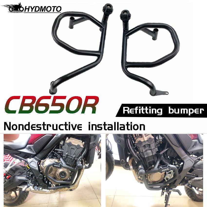For HONDA CBR650 CB650F RC75 CB650R CB 650 20142022 Black Engine