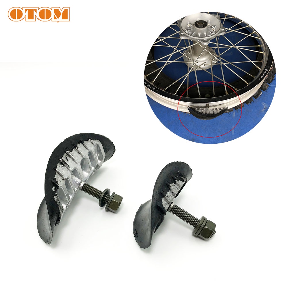 OTOM Motorcycle Front 1.60 Rear 2.15 Tire Clamp Retainer Wheel Rim Lock
