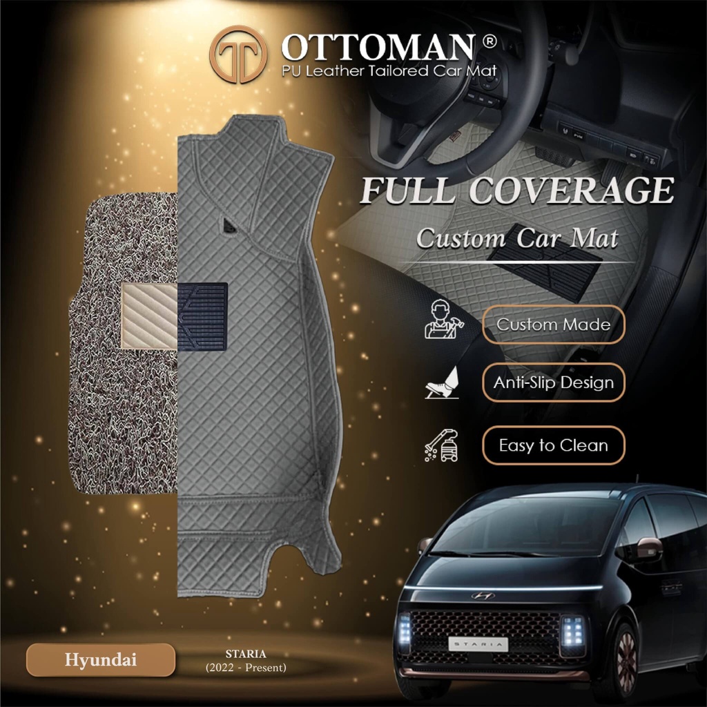 Ottoman Car Mat Hyundai Staria (2022Present) Shopee Malaysia