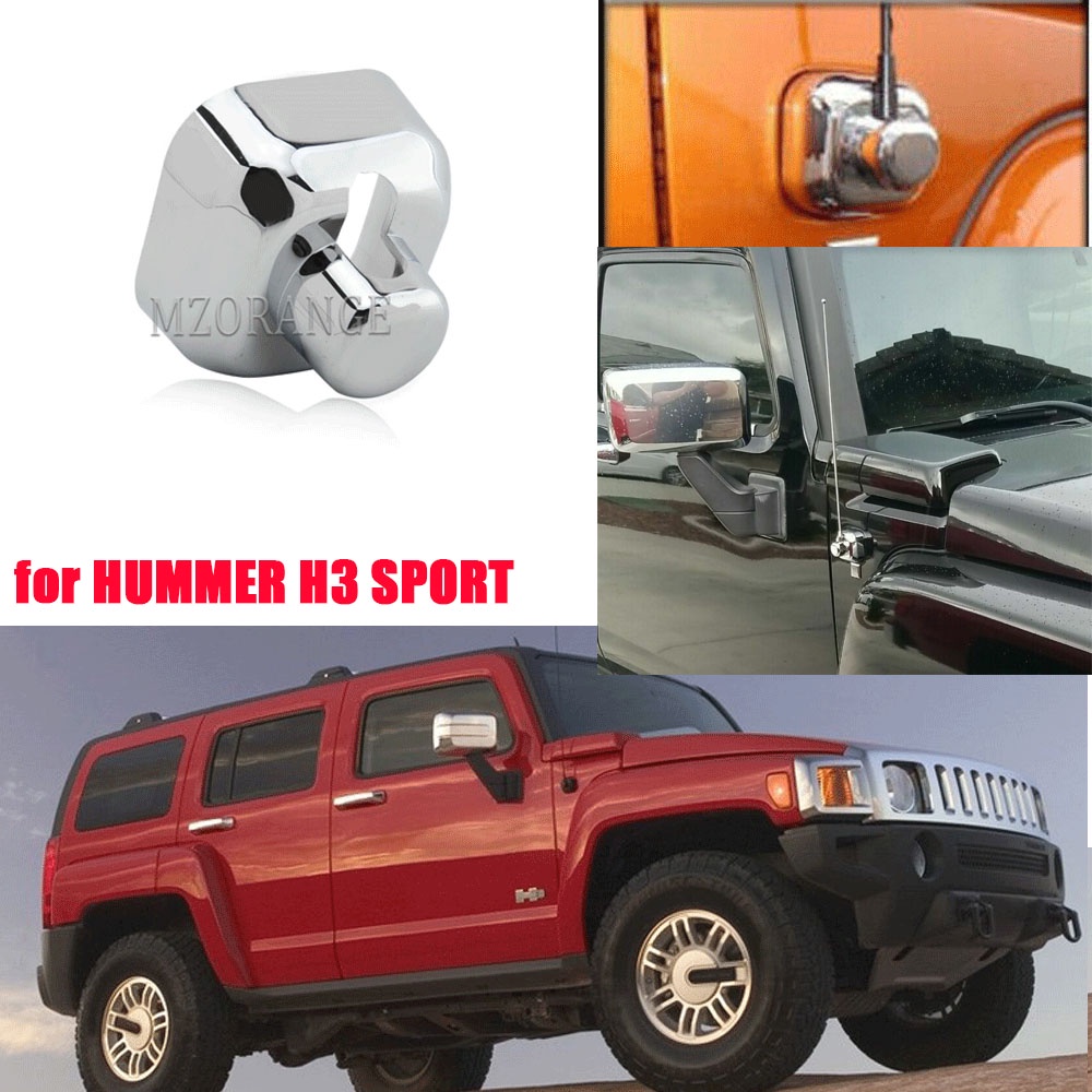 2006-2009 HUMMER H3 SIDE MARKER LIGHT COVER GUARD TRIM CHROME 2PCS SET 2007 2008 - Foto 4