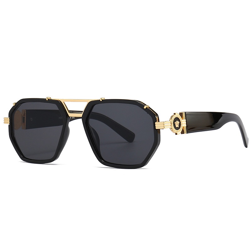 2023 luxury brand fashion classic men's polygonal metal gradient