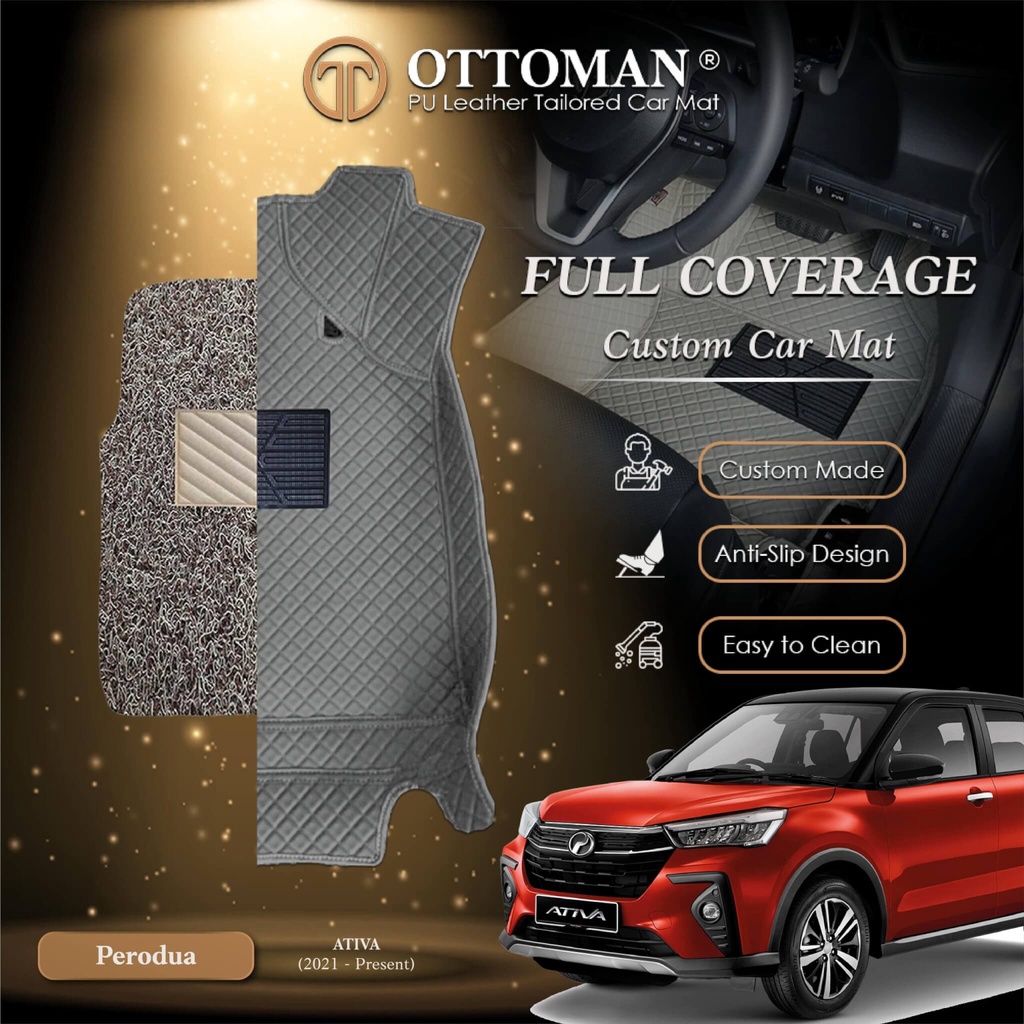 Ottoman Car Mat Perodua Ativa (2021Present) Shopee Malaysia