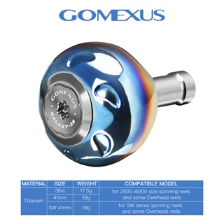 CHAI FISHING】Gomexus Galaxy 38 Titanium knob for shimano Stella
