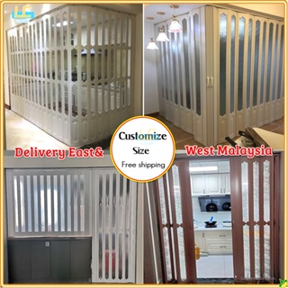 Accordion Folding PVC Sliding Door for Bathroom - China Folding PVC  Partition Door, Folding PVC Door