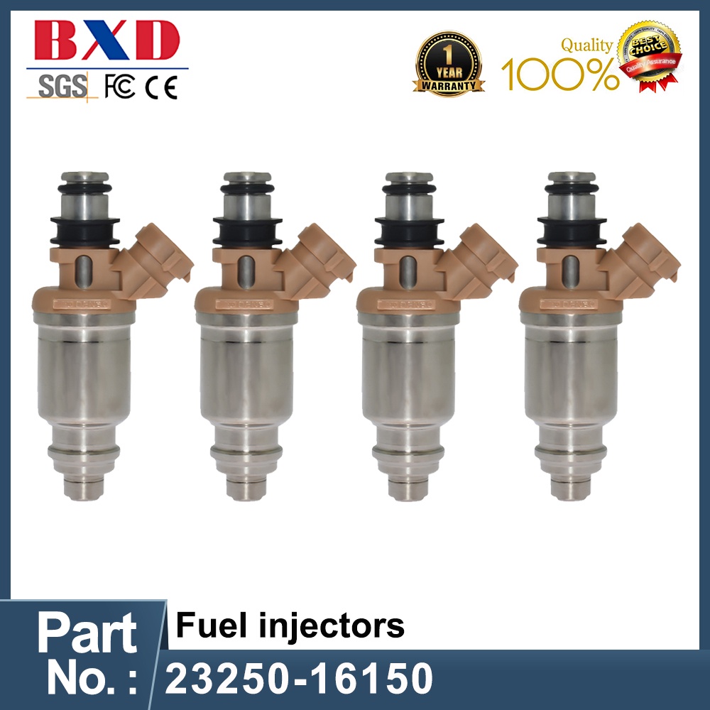 1/4PCS 23250-16150 Fuel Injector Nozzle for Toyota Corolla AE110 4AFE ...
