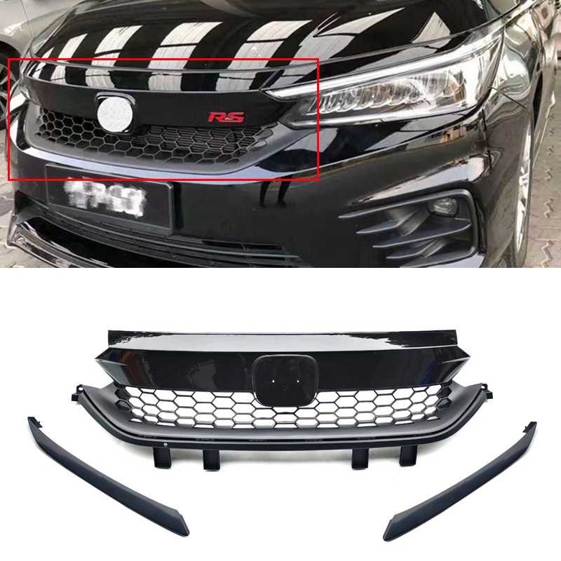 For ABS Front Bumper Grill Honda City Separator 2020 2021 2022