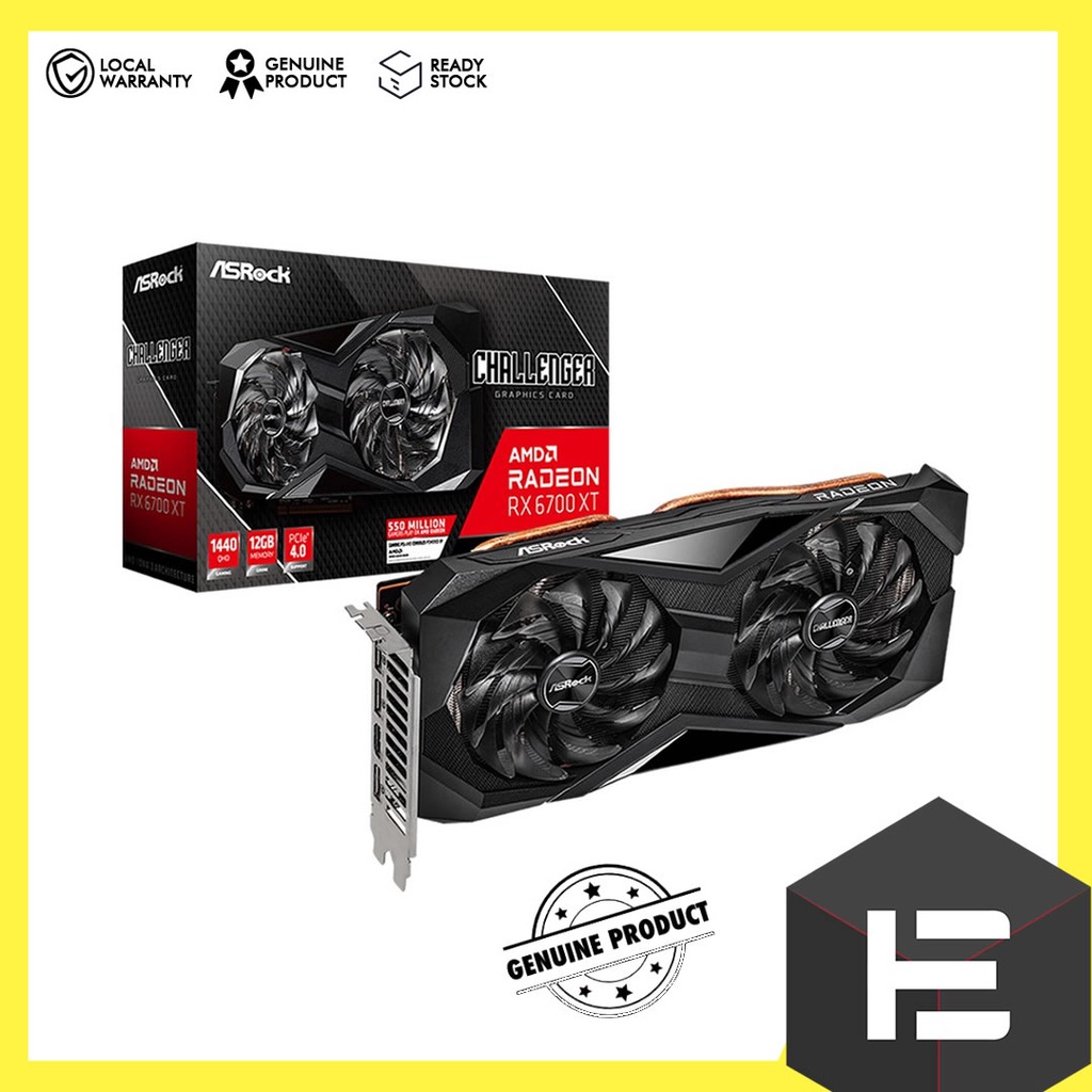 ASRock RADEON RX6700XT CHALLENGER D 12GB-