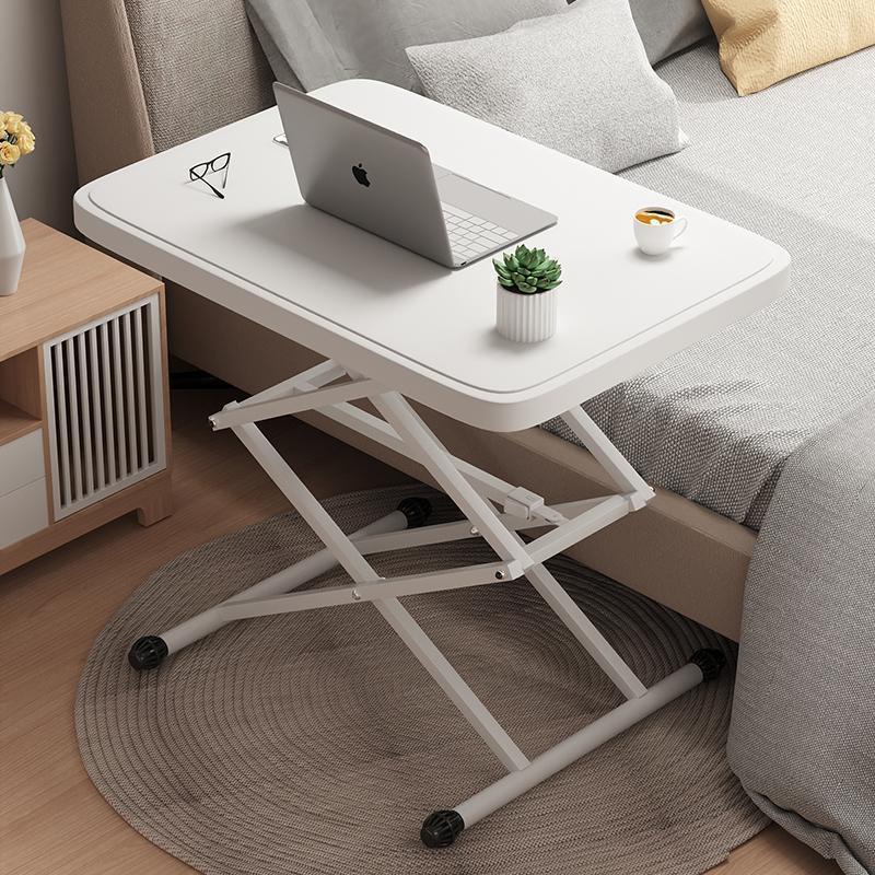 light luxury Laptop table removable lift bedside table home bedroom