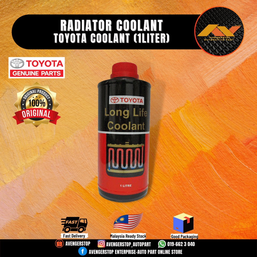 TOYOTA LONG LIFE COOLANT RADIATOR COOLANT ORIGINAL 1 LITER Shopee