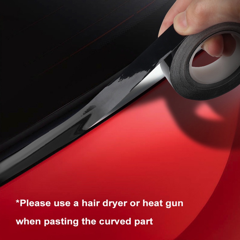 Black Line Car Window Trim Film Stickers Door Waistline Decal For Mini ...