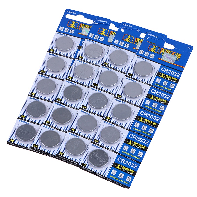 scopeButton Battery2/5PCS CR2032 CR 2032 3V lithium battery toy watch